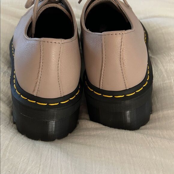 Dr. Martens 1461 Quad II Oxford Platform Derby, Vintage Taupe, Women’s 10, NWOT - Picture 8 of 14